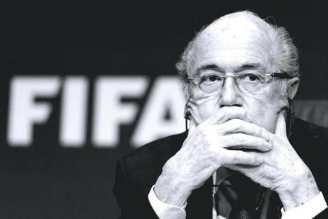 FIFA president Sepp Blatter attended a press conference on May 30 in Zurich after being re-elected during the FIFA Congress. 
