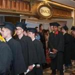 William J. Ostiguy High School in Boston held its graduation at AMC Loews in Boston.