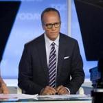 Lester Holt on the set of NBC?s 