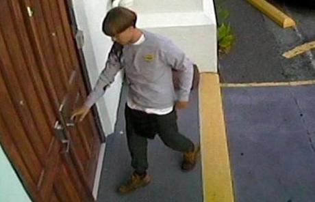A photo taken outside the church appeared to show the suspect entering.
