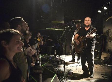 Black Francis and the Pixies played 30 songs in front of a full house Thursday at T.T. the Bear?s as part of the club?s farewell festivities. 

