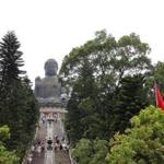 The Tian Tan Buddha is a huge (112-foot-high) tourist attraction.