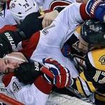 The Bruins play the Canadiens five times next season, the highlight being the Winter Classic at Gillette Stadium on New Year?s Day. (Jim Davis/Globe Staff) section: sports topic: Bruins-Canadiens
