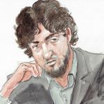 Courtroom sketch depicted Dzhokhar Tsarnaerv addressing the court at his sentencing.