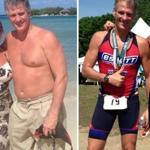 Online photos show Scott Brown before and after his weight-loss program.