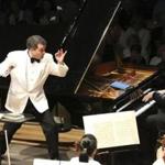 Jacques Lacombe and Kirill Gerstein perform with the Boston Symphony Orchestra on the Opening Night of the Tanglewood. 