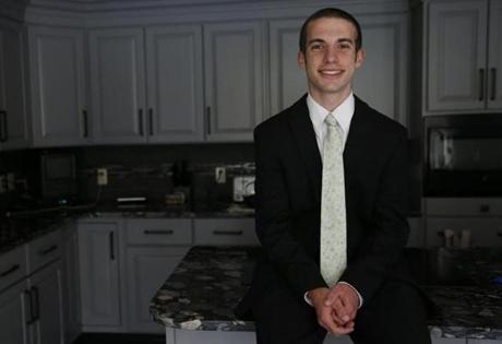 Evan Solomonides, 18, has a patent pending on his discovery, a plastic made from potato starch.
