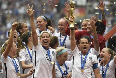 The largest US television audience for a soccer match tuned in Sunday to see the American side win the Women?s World Cup.
