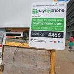 PayByPhone, in place at Quincy Adams station since earlier this year, had its wide rollout Monday.