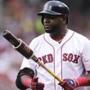 Boston Red Sox designated hitter David Ortiz gets ready to hit during a baseball game at Fenway Park in Boston, Tuesday July 7, 2015. (AP Photo/Charles Krupa)