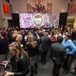 A large crowd attended the HubWeek announcement at Liquid Art House in April.