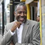 Dr. Ben Carson, a Republican presidential hopeful, made a favorable impression on some New Hampshire voters Friday.