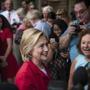 Hillary Rodham Clinton met supporters at a house party in Glen, N.H. on July 4.