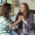 Jeffrey Tambor (right) as Maura, and Amy Landecker as Sarah in Amazon?s 