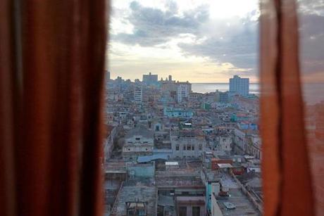 A view from Hotel Seville in Havana. 
