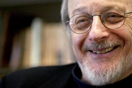E.L. Doctorow, at his office at New York University in 2004.
