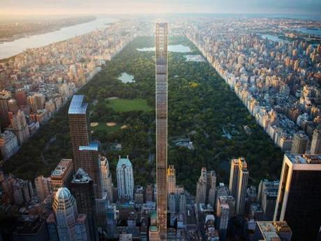 At 1,421 feet, 111 West 57th St. would be the skinniest skyscraper in the world. 
