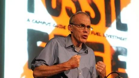 Activist Bill McKibben speaks about persuading universities to divest from fossil fuels.
