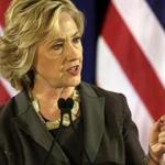 Hillary Rodham Clinton spoke at NYU on Friday.