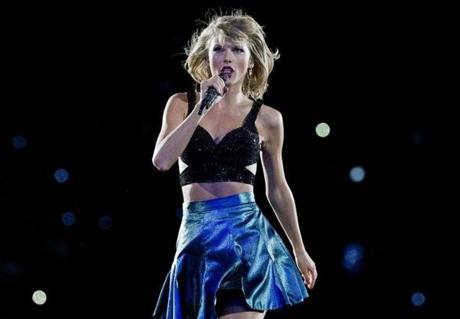 Taylor Swift at Gillette on Friday. Gillette is the first stadium she had ever headlined. 

