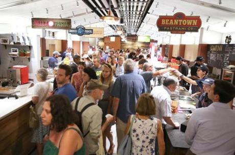 The Boston Public Market will be open Wednesday through Sunday, 8 a.m. to 8 p.m.
