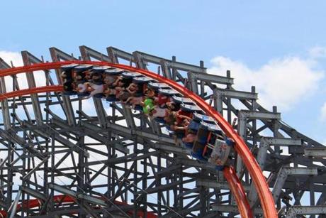Six Flags? Wicked Cyclone. 
