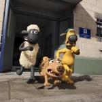 Shaun (left), Slip, and Bitzer are among the characters in ?Shaun the Sheep Movie,? a stop-motion-animated film adapted from a CBBC television series.