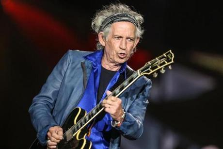 Keith Richards performed during the opening night of The Rolling Stones Zip Code Tour in San Diego, Calif.
