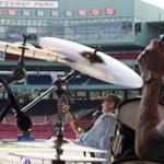 James Taylor rehearsed at Fenway Park.