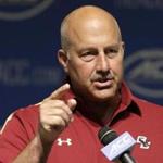 BC football coach Steve Addazio has a playbook to install, a quarterback to break in, a baby-faced offensive line to mold. 