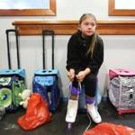 ?I just want them to be happy,? Elle Blahut, 9, of Quincy, said of the children in foster care. 
