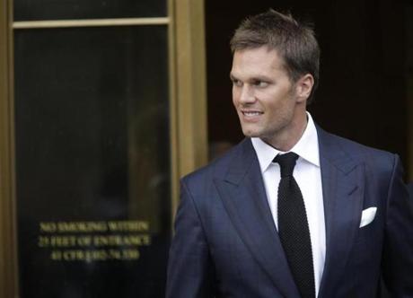 Tom Brady is equally as headstrong as the NFL, refusing to accept a suspension. 
