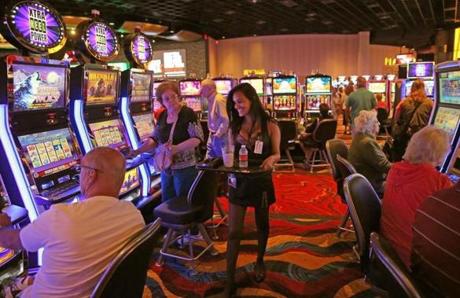 The Plainville slots-only facility, which opened in late June, is the state?s first casino.
