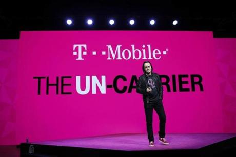 T-Mobile chief executive John Legere spoke to guests during the company?s Un-carrier  event in New York in March. T-Mobile has lured customers away from other carriers by jettisoning the once-standard 2-year contract.
