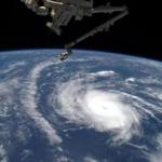 Astronaut Scott Kelly took a photo of Hurricane Danny from the International Space Station Thursday.