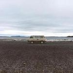 Rocky flats at low tide between New Brunswick mainland and Ministers Island.