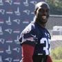 New England Patriots free safety Devin McCourty heads to the practice field during an NFL football training camp in Foxborough, Mass., Friday, July 31, 2015. (AP Photo/Charles Krupa)