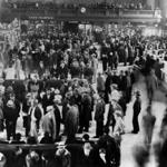 Hundreds of Mexicans packed a Los Angeles train station to await deportation to Mexico in 1932. They were part of a forced repatriation. 