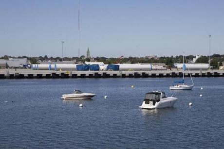 The New Bedford terminal received and stored wind turbine components from manufacturer Gamesa for its wind farm in Plymouth.

