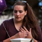 Jessica Conway was seen at a vigil for her daughter in Marlborough on Aug. 19.