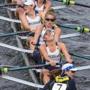 10/19/2014 CAMBRIDGE, MA Michigan competed in the Women's Championship Eights during the 2014 Head of the Charles Regatta (cq). (Aram Boghosian for The Boston Globe)