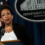 Attorney General Loretta Lynch at a news conference in May.