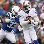 Tyrod Taylor passed for 195 yards and ran for 41 vs. the Colts.