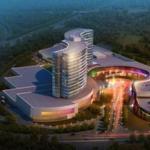 An architectural rendering of the resort casino that the Mashpee Wampanoag tribe hopes to build in Taunton.
