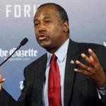 In an interview Sunday, Republican presidential candidate Ben Carson said a president?s faith should matter to voters if it runs counter to the values and principles of America.
