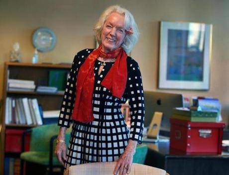 Dr. Tenley Albright, pictured in her office at MIT Collaborative Initiatives. 

