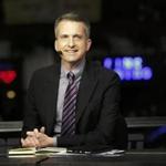 This Jan. 30, 2012, photo provided by ESPN Images shows Bill Simmons on the set of NBA Countdown in New Orleans. ESPN has suspended Simmons for three weeks after he repeatedly called NFL Commissioner Roger Goodell a liar during a profane tirade on a podcast. ESPN announced the suspension Wednesday, Sept. 25, 2014. (AP Photo/ESPN Images, Don Juan Moore)