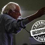 Bernie Sanders spoke in Seabrook, N.H. on Sunday.