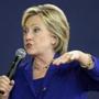 Democratic presidential candidate Hillary Clinton spoke in Iowa earlier this week. 