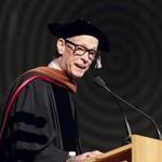 John Waters gave the commencement address at RISD this past summer.